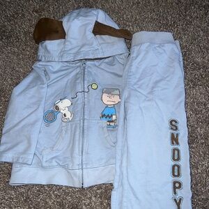 Vintage snoopy toddler set